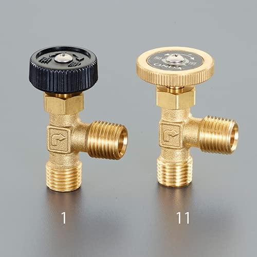 ESCO R 1/4" x 8mm Needle Valve Brass Handle EA426CG-11