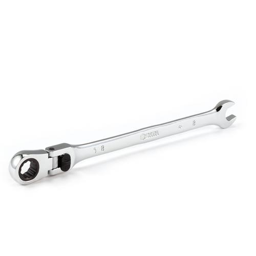 17mm Ratchet Single-Eye Open-End Wrench (Swivel Type / Locking)
