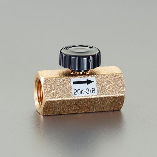 G1/4“ x Rc1/4” Needle Valve (Pressure Gauge / Bronze)