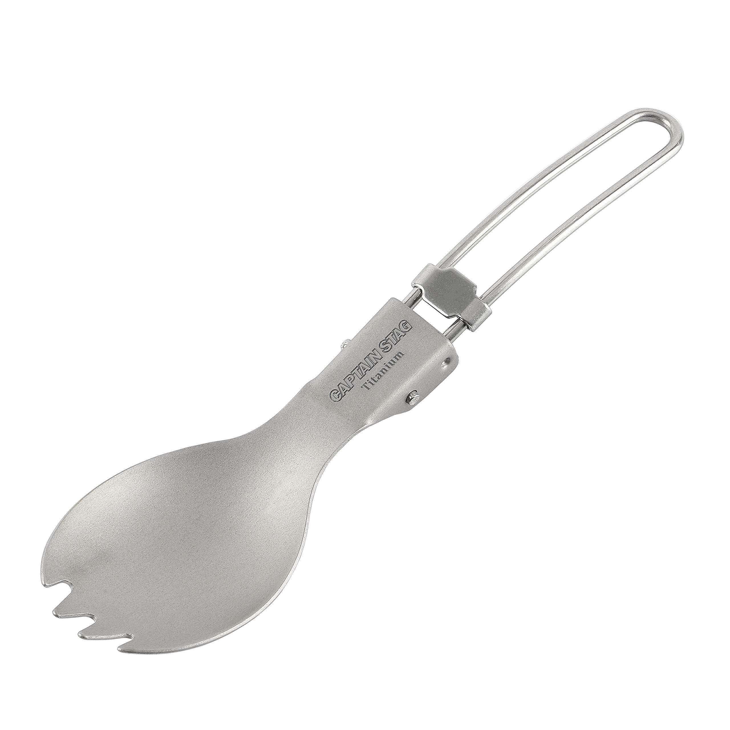Captain Stag Titanium FD Split-Tip Spoon Spoke UH-3003