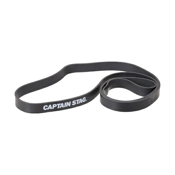 CAPTAIN STAG Resistance Band for Strength Training, Exercise, Stretching, Fitness, Training Super Hard Vit Fit UR-898 Black