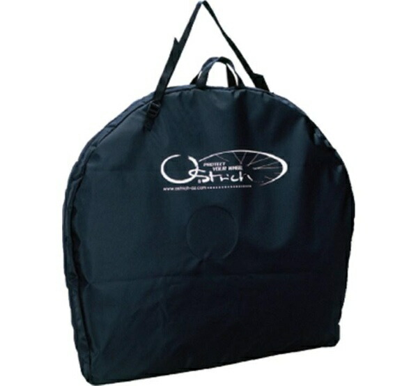 Ostrich (OSTRICH) Bike Transport Accessories [Wheel Covers] 2-Piece Set with Storage Bag, Black