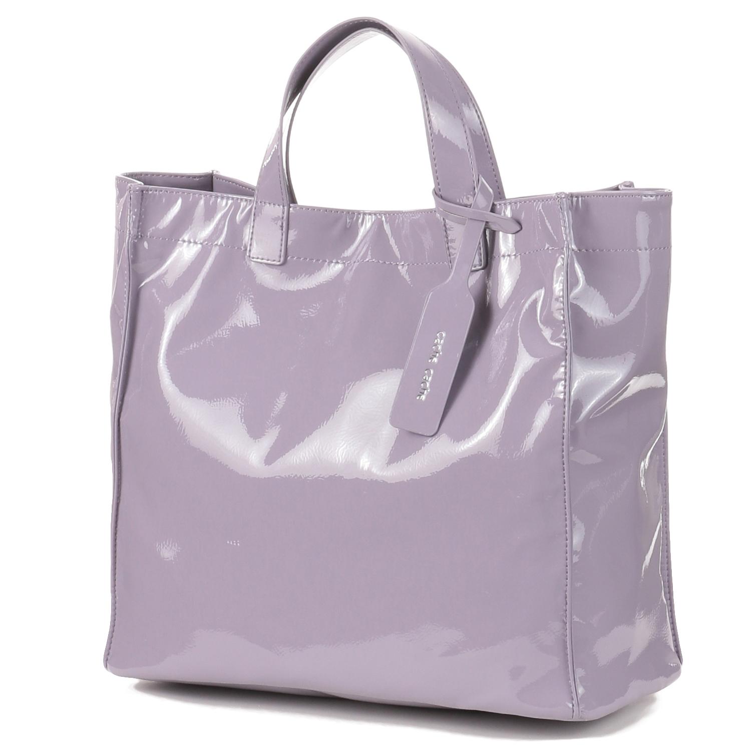 cachecache Soft Enamel Shopper Bag Lavender