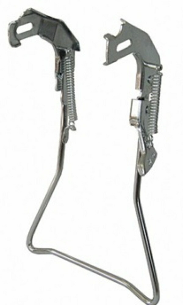SHOWA INDUSTRIES Rear Stand for External Gear Shifters Thick and Sturdy Dual-Purpose Stand W-2 20 CP 20-Type Chrome Plated