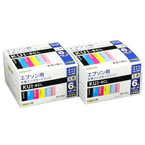 World Business Supply Luna Life Epson Compatible Ink Cartridges KUI-6CL 6-Pack × 2-Pack