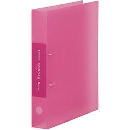 KING JIM Simplicity D-Ring Binder Transparent Pink KJ-652TSP-PKX10