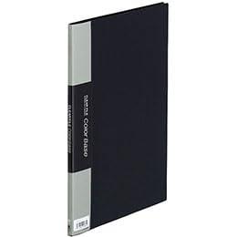 KING JIM Clear File Color Base H Black KJ-132CH-BKX10
