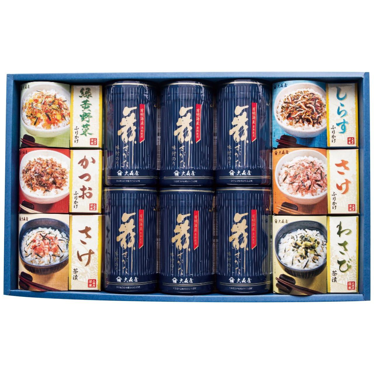 Omoriya Dance Figure Assorted Set: Table Nori, Furikake, Ochazuke NTF-50G B1126534
