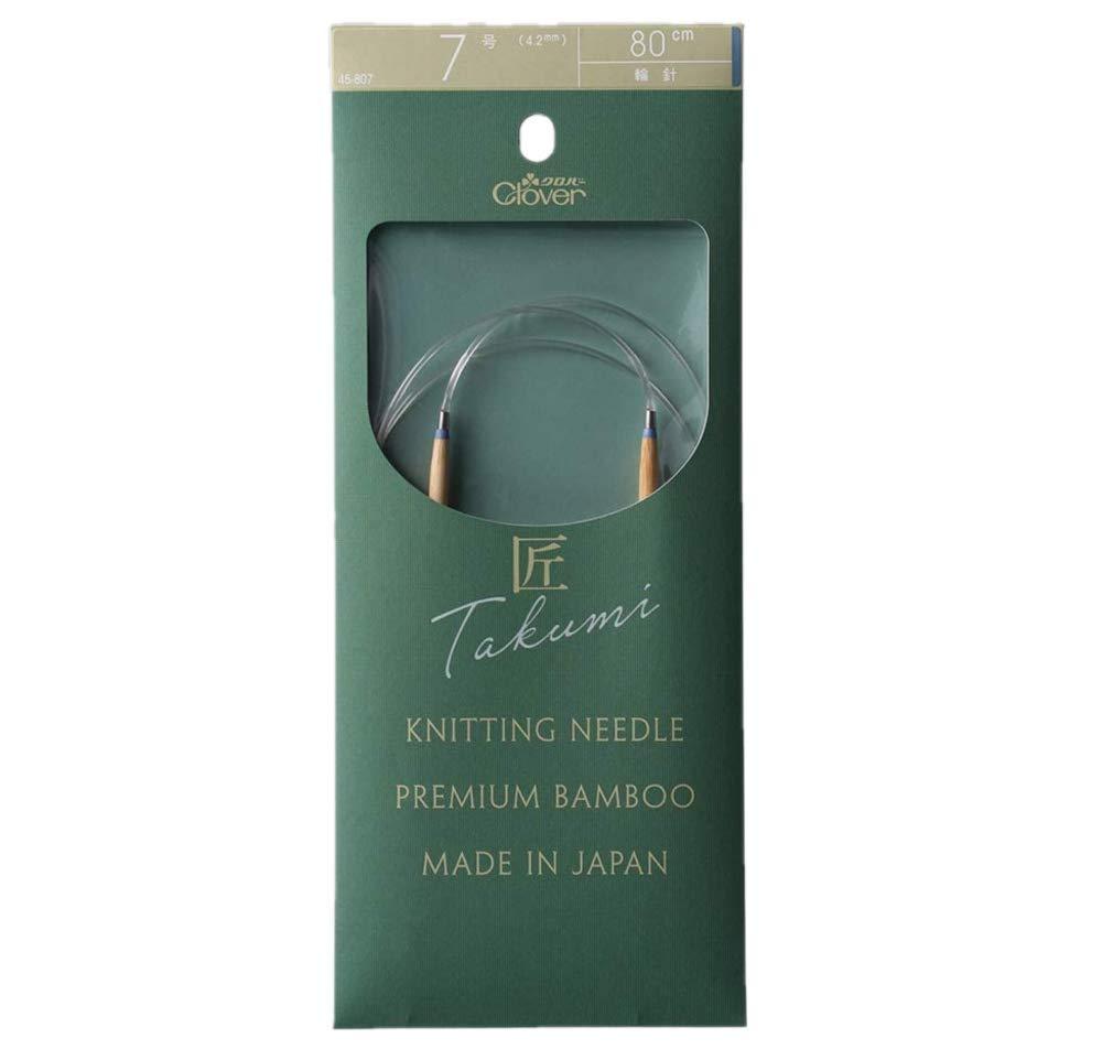 Takumi Circular Needles - S 80cm (Size 7)