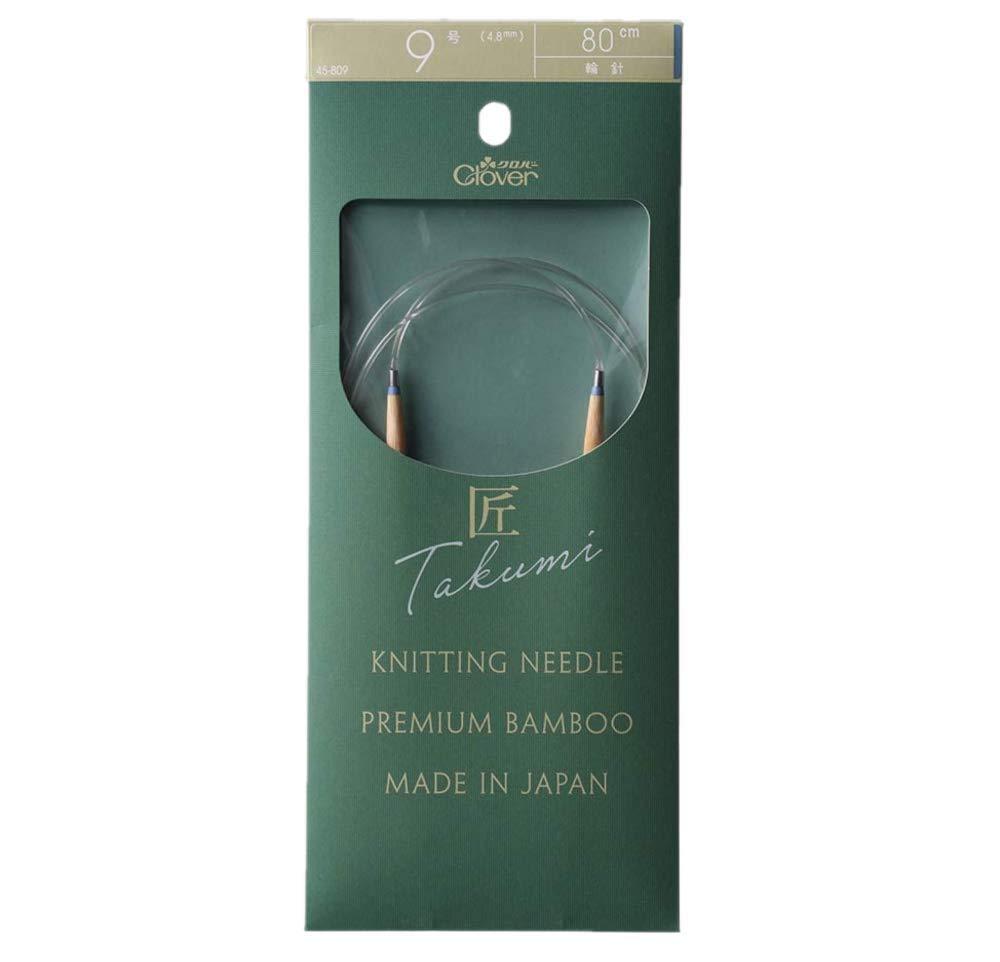 Clover “Takumi” Circular Needles - S 80cm (Size 9) CL45-809