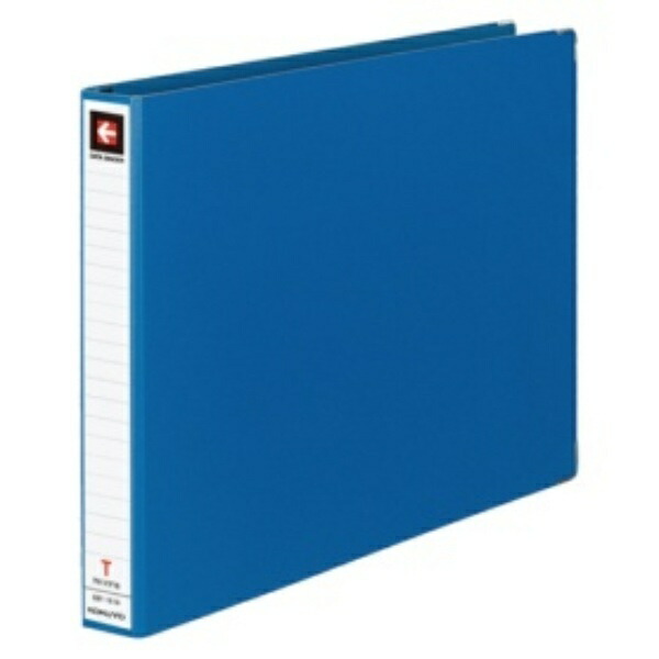 KOKUYO File Data Binder for Burst Binding, 280-Sheet Capacity, 22-Hole, Blue EBT-151NB
