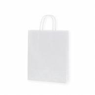 Heyko Handle Paper Bag 25CB MS1 White 27x8x34cm 50 Sheets
