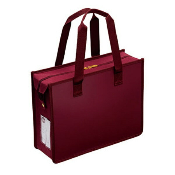 Sakura Cray-Pas Meeting Bag Notam Office Tote Bag J with Zipper Wine UNT-A4JC#21