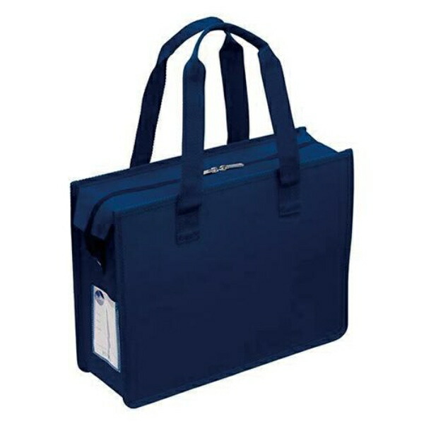 Sakura Cray-Pas Meeting Bag Notam Office Tote Bag J with Zipper Navy UNT-A4JC#38