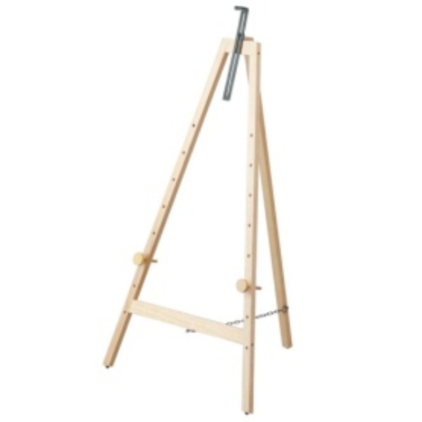 Nakabayashi Wooden Easel M Size/Wide Natural Wood Grain