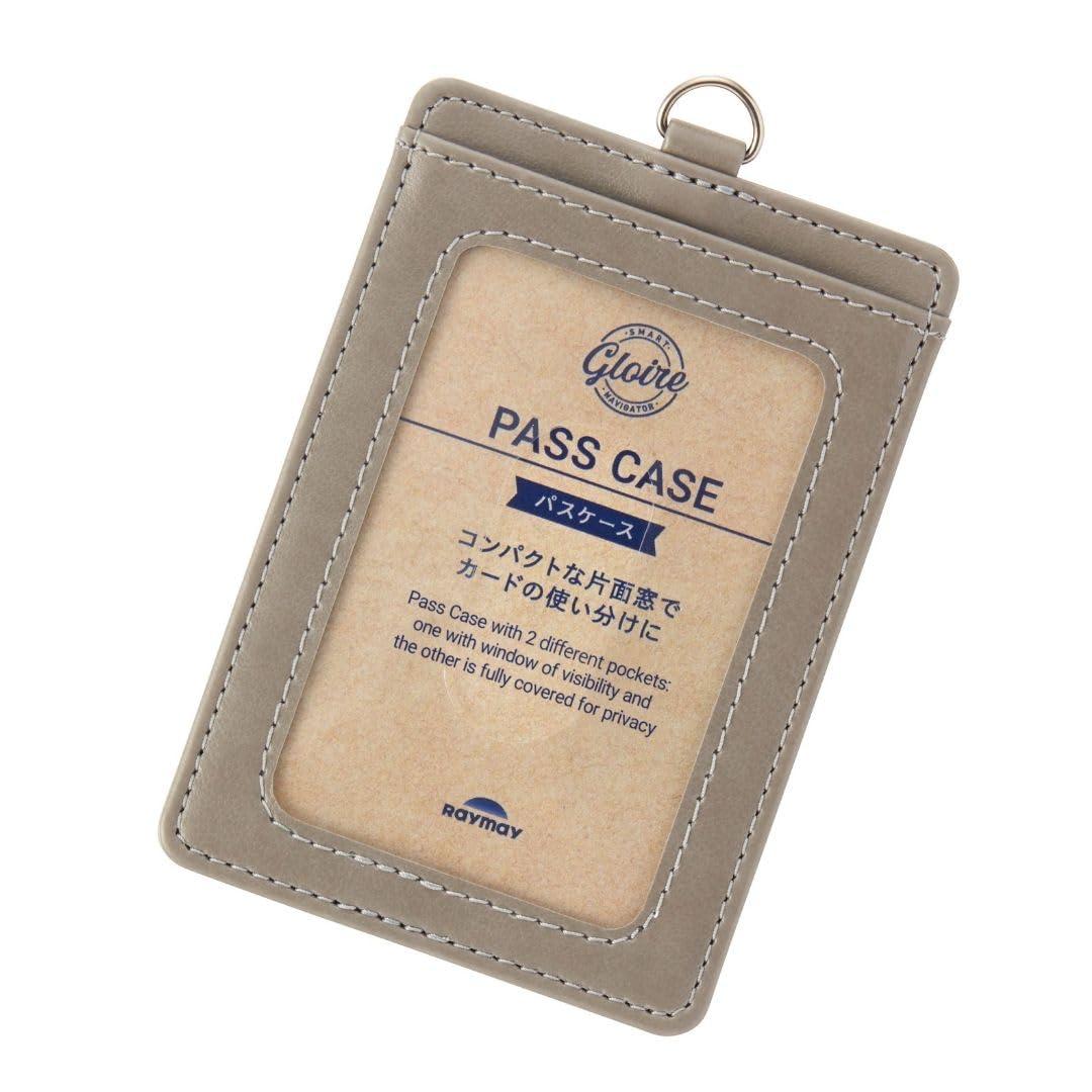 Reimei Fujii Pass Case Single Pass Case Gloire Gray GLP1303N