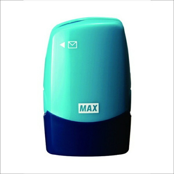 Max Personal Information Protection Stamp with Letter Opener Coloretta Blue SA-151RL/B2