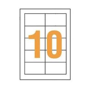 Lion Office Supplies Label Paper Tack Label Laser Compatible A4 10-Strips LP-210 100 Sheets