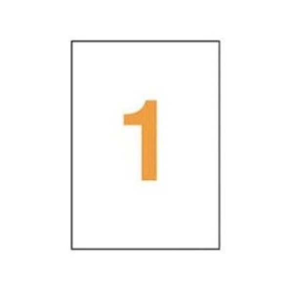 Lion Office Supplies Label Paper Tack Label Laser Compatible A4 Single Sheet LP-201 100 Sheets