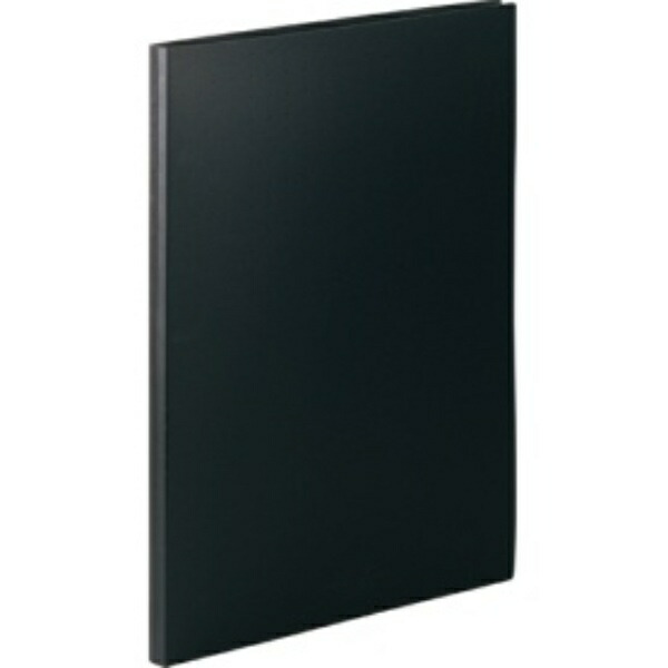 Rihitora Clear Book Refillable B4 36-Hole 15-Pocket Black N5045-24
