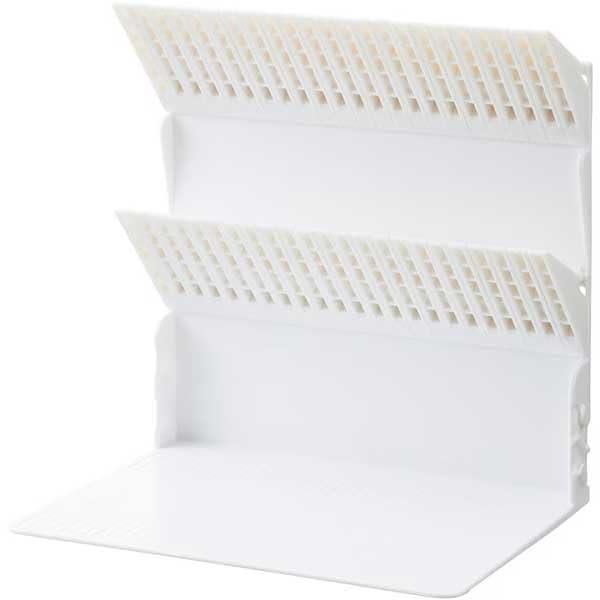 Rihitorabu Book Stand & Bookend Set - Won't Tip Over Even with One Book - A4 White A3577-0