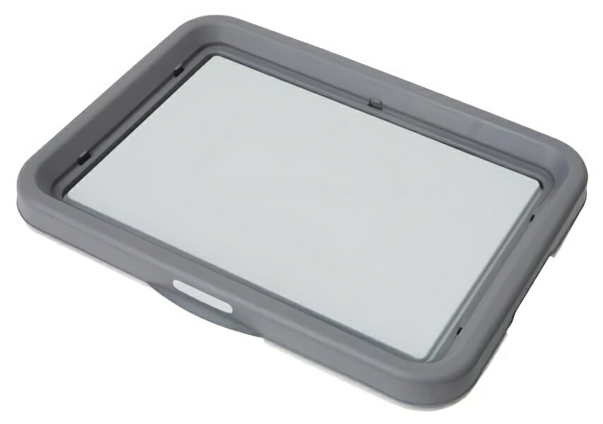 Petio One-Handed Easy Dog Tray, Gray, Regular Size for Dogs