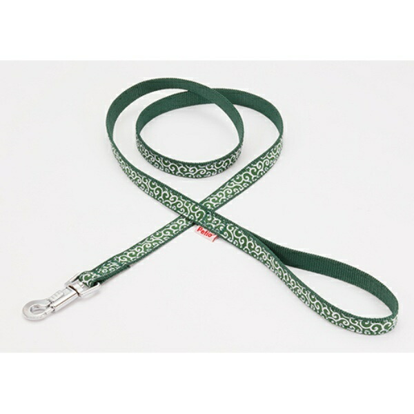 Petio Dog Leash Arabesque Pattern Green M Size