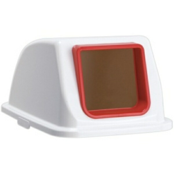 TERAMOTO Eco-Sorting Color Pail W90 Lid: Red Open Combustible Waste