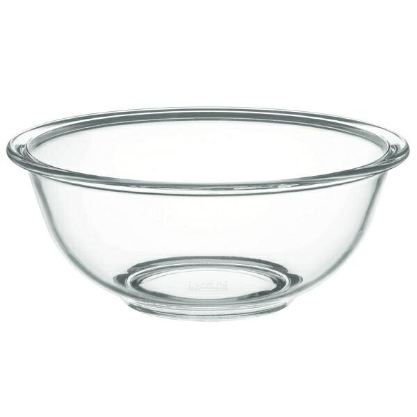 iwaki AGC Techno Glass Heat-Resistant Glass Bowl Round 2.5L (25cm Diameter) Microwave/Oven/Dishwasher Safe Wide-Mouth Design for Easy Mixing Low Center of Gravity Design for Stability BC-325