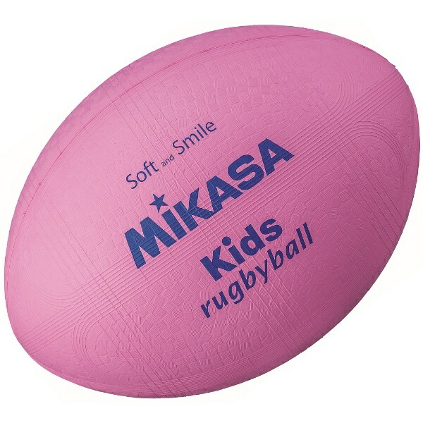 MIKASA Smile Rugby Ball (Elementary School Use) Special Compound Rubber Weight: Approx. 185g Pink KF-P