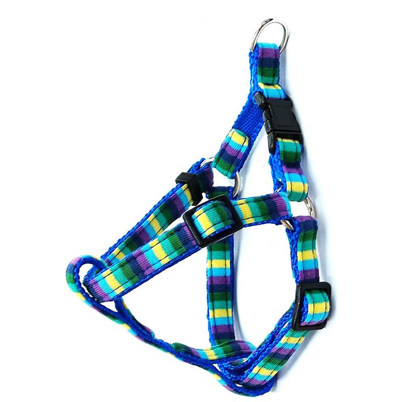 Striped Harness #10 Multi-Blue
