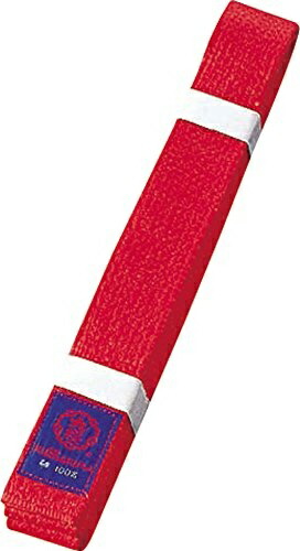 Kyūō Karate Belt for Karate Gi Color Belt JC6R Red (R) Size 6
