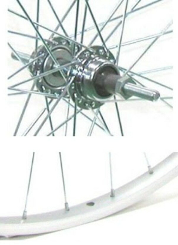 Asahi Cycle Asahi Cycle Aluminum 26-inch Rear Wheel for 7-Speed External Gear System (Caliper Brake Specification) XBA63