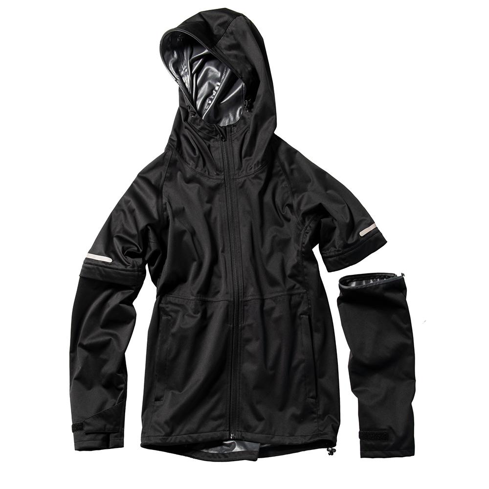 Elastic Knit Rain Jacket