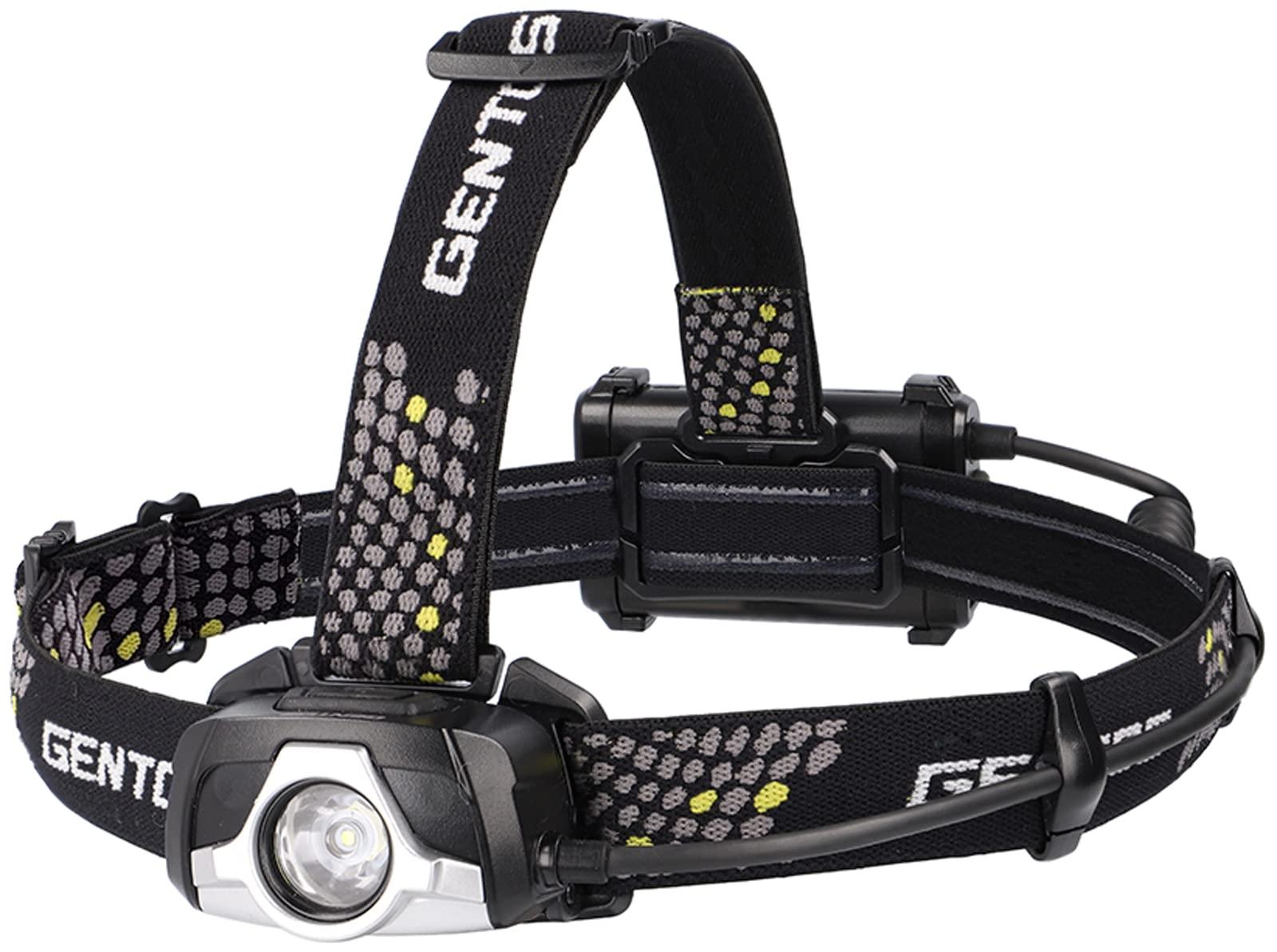 GENTOS LED Headlamp AA Battery Powered High-Power 580 Lumens Waterproof DragForce DRF-333D Work Light Professional Use