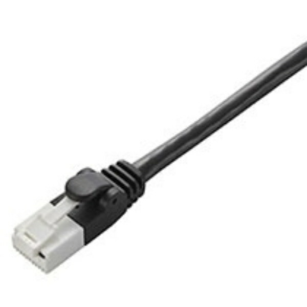 ELECOM LAN Cable CAT6 5m (16.4 ft) Snag-Resistant Connector Standard Black LD-GPT/BK50