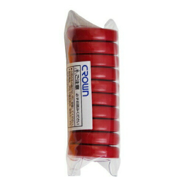 School Mag Touch Strong Type 30mm Diameter (Vinyl Pack) 10-Pack CR-MG301S-R