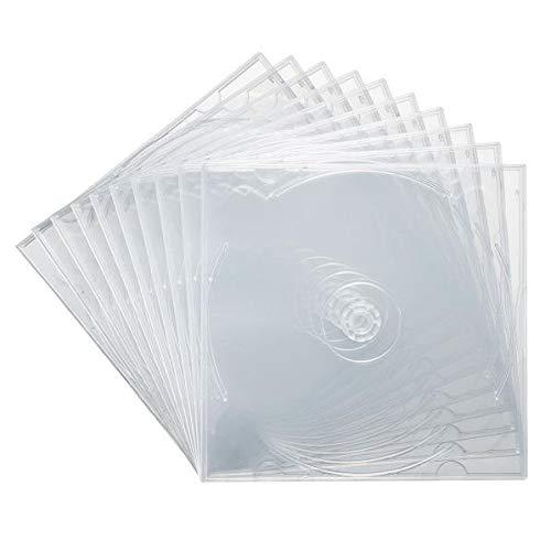 Sanwa Supply Blu-ray/DVD/CD Case (Soft Type for 2 Discs, 10-Pack) FCD-PSW10CL