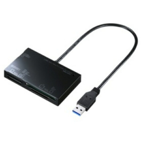 Sanwa Supply USB 3.0 Card Reader ADR-3ML35BK