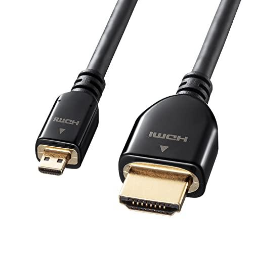 Sanwa Supply HDMI Micro Cable (HDMI Micro HDMI) Ethernet-Compatible High Speed 3m KM-HD23-30K