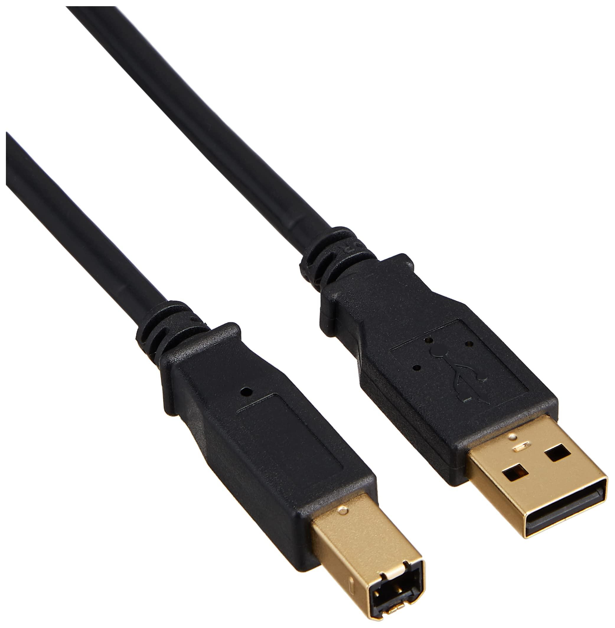 Sanwa Supply USB 2.0 Cable (Black, 1m) KU20-1BKHK2