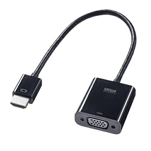 Sanwa Supply HDMI to VGA Conversion Adapter (HDMI Type A Male to VGA Female) AD-HD24VGA