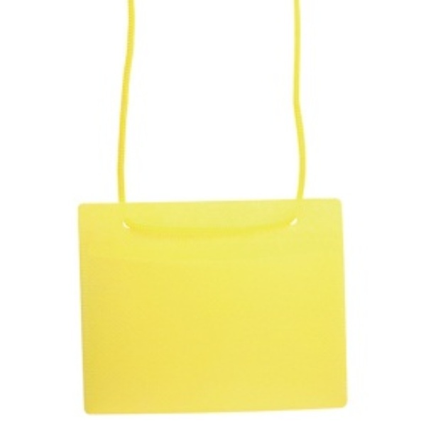 Sonic Name Tag Event Hanging Name Tag Business Card Size 50 Sheets Yellow VN-849-Y