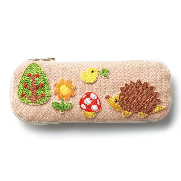Olimpas Silk Handmade Patch Accessorized Small Items Series Pen Case PA794
