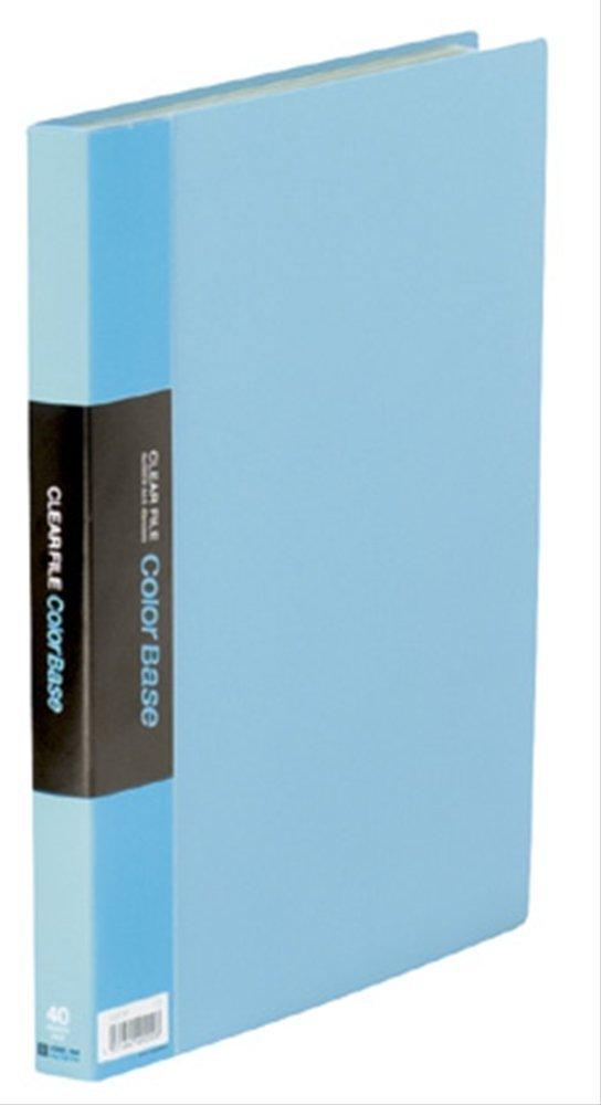 King Jim Clear File Color Base 40-Pocket A4 Vertical Blank 132CW-SB