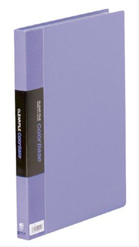 King Jim Clear File Color Base 40-Pocket A4 Vertical Purple 132CW-LP