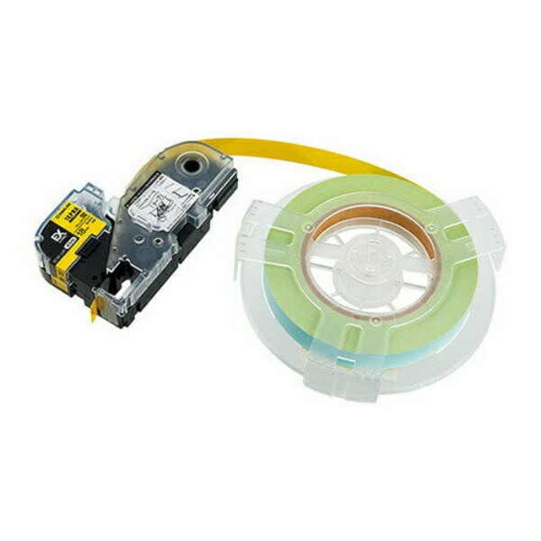 King Jim Tepla PRO Tape Cartridge Refill EX Long (Compatible Model: SR-R7900P) 18mm Yellow Label/Black Text Length 45m SC18Y-EXR