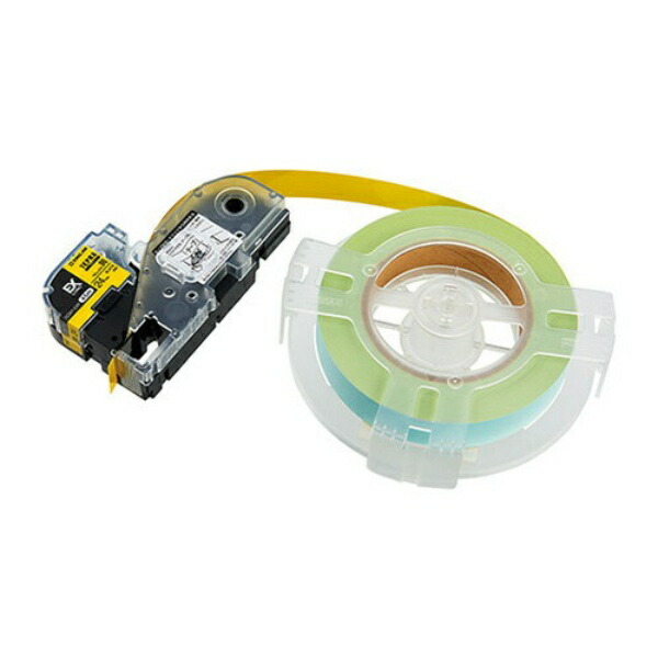 King Jim Tepla PRO Tape Cartridge Refill EX Long (Compatible Model: SR-R7900P) 24mm Yellow Label/Black Text Length 45m SC24Y-EXR
