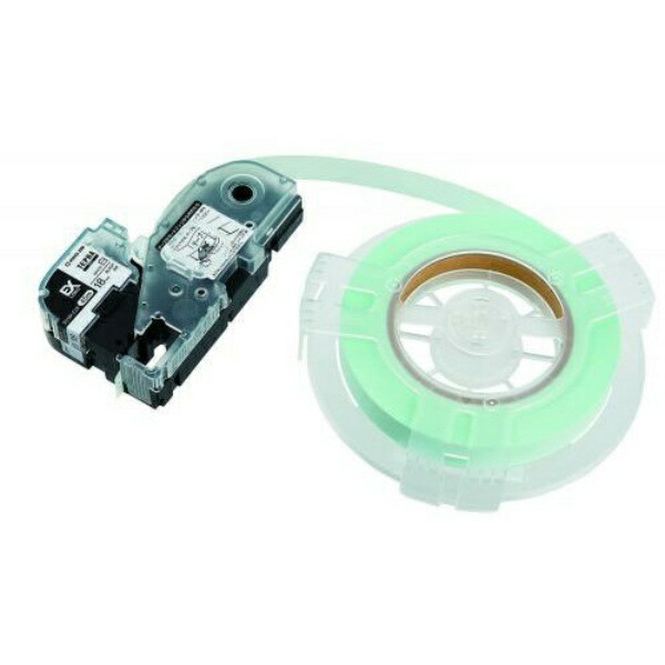 King Jim Tepla PRO Tape Cartridge Refill EX Long (Compatible Model: SR-R7900P) 18mm White Label/Black Text Length 45m SS18K-EXR