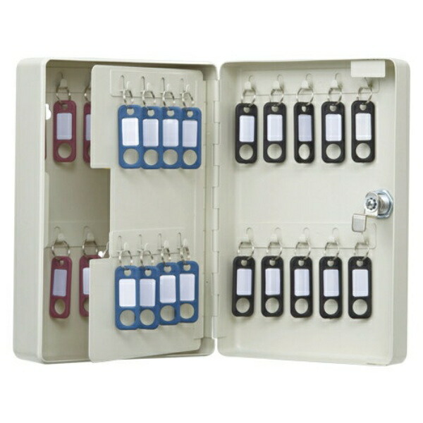 Karl Office Supplies Key Storage Key Box Compact 38 Hooks CKB-C38-I